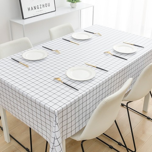 140X200CM WATERPROOF TABLECLOTH / KN-0242 - RECTANGULAR DINING TABLECLOTH
