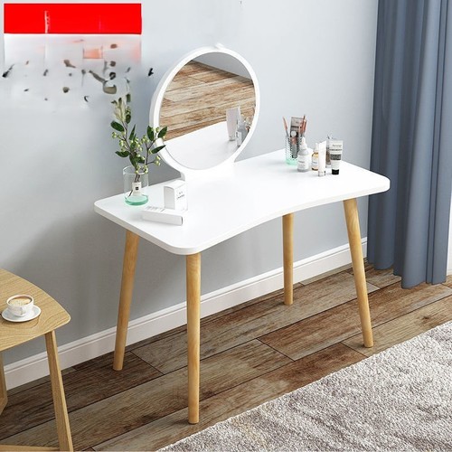 DRESSING TABLE + MIRROR / FR-0014 - COLOR: WARM WHITE SIZE: 100cm