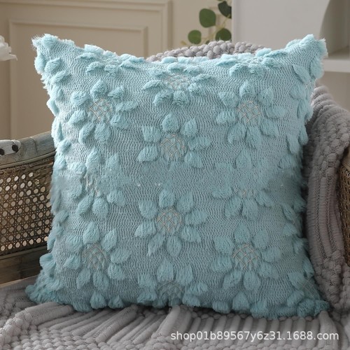 SOFA PILLOW COVER / HM-0256 - COLOR GREENSIZE 45X45CM PILLOW NOT INCLUDED