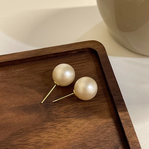 WOMEN'S FASHION EARRINGS / WA-0125 - COLOR CHAMPAGNE PEARL
