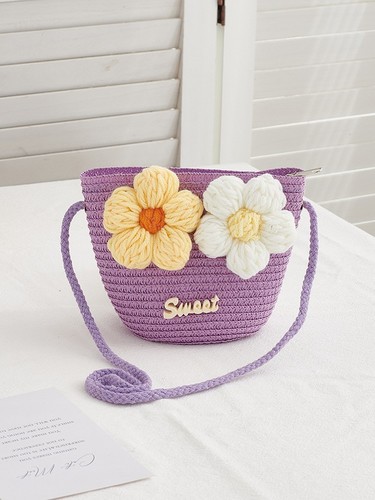 CROSS BODY SMALL BAG / BG-0106 - COLOR PURPLE