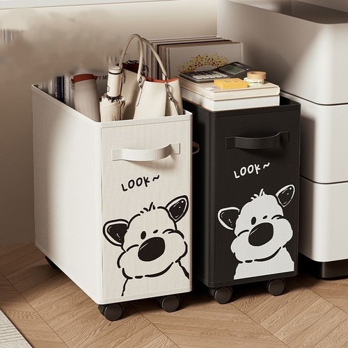 TWO PIECE TABLE STORAGE RACK / HM-0266 - COLOR WHITE AND BLACK
