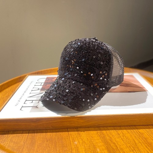 WOMEN'S SUMMER CAP / WA-0161 - COLOR BLACK