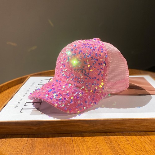 WOMEN'S SUMMER CAP / WA-0163 - COLOR PINK