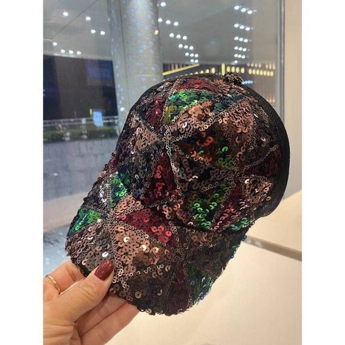 WOMEN'S SUMMER CAP / WA-0164 - COLOR BLACK