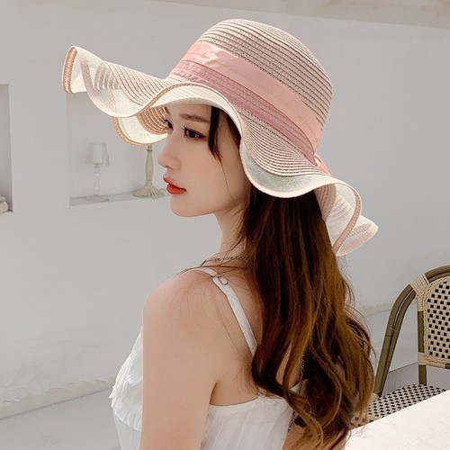 BOWKNOT DESIGN WOMEN'S HAT / WA-0169 - COLOR PINK RIBBON
