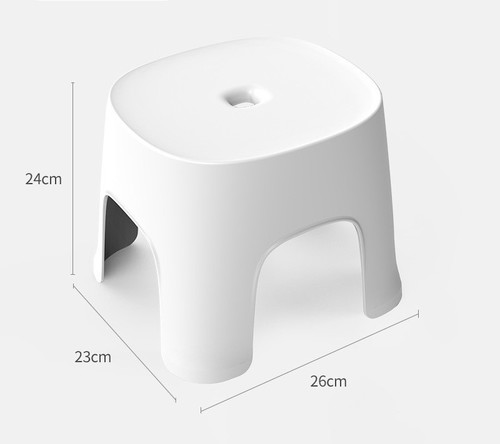 BIG SIZE STOOL CHAIR / HM-0278 - COLOR WHITE
