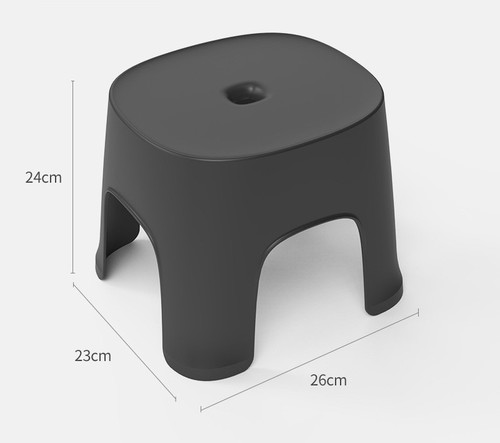 BIG SIZE STOOL CHAIR / HM-0276 - COLOR BLACK