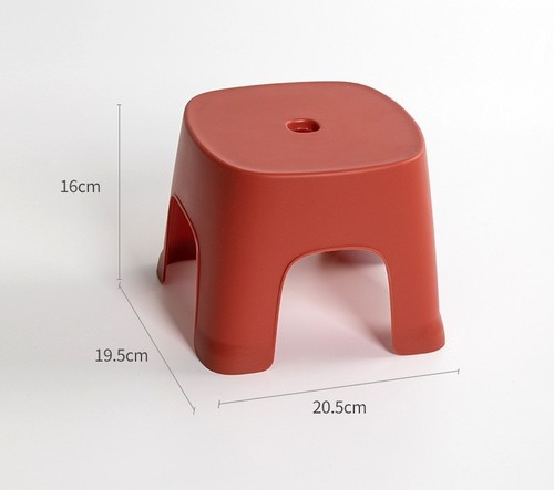 SMALL SIZE STOOL CHAIR / HM-0280 - COLOR RED