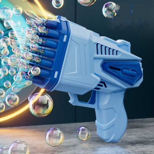 CHILDREN’S TOY BUBBLE GUN / TY-0013 - COLOR BLUE 45 HOLES