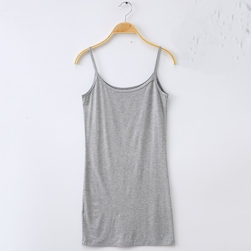 75CM LONG SLEEVELESS SHIRT / WD-0466 - ONE SIZE