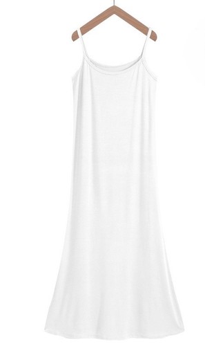 SLEEVELESS DRESS / WD-0476 - COLOR WHITE