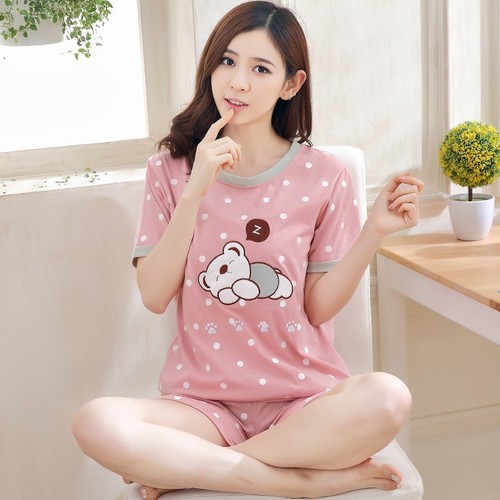 TWO PIECE SET LOOSE SHIRT AND SHORT / WD-0513 - COLOR PINK