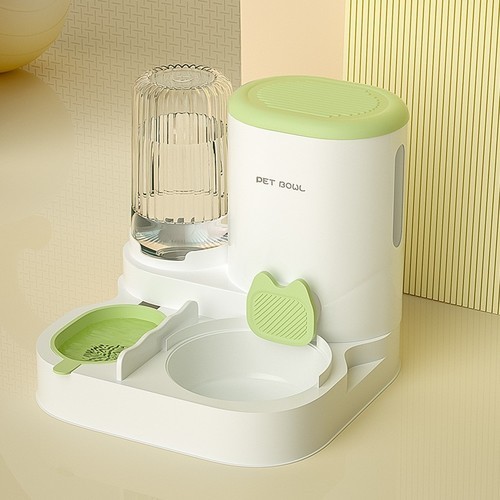 AUTOMATIC DRINKING WATER FEEDER / PS-0062 - ORDINARY BOWL AUTOMATIC DRINKING WATER FEEDER FOR DOGS AND CATS COLOR: GREEN