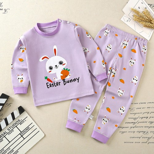 TWO PIECE SET PAJAMA AND SWEATSHIRT / GL-0175 - COLOR PURPLE