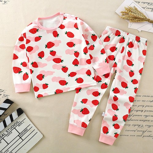 TWO PIECE SET PAJAMA AND SWEATSHIRT / GL-0176 - COLOR RED