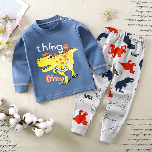 TWO PIECE SET PAJAMA AND SWEATSHIRT / BY-0070 - COLOR BLUE AND GRAY