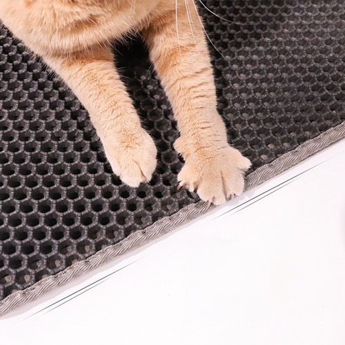 CAT LITTER MAT / PS-0020 - SIZE 90x60CM COLOR BEIGE CAT LITTER MAT