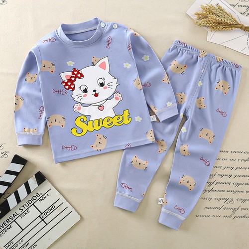 TWO PIECE SET PAJAMA AND SWEATSHIRT / GL-0179 - COLOR VIOLET