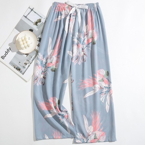 WOMEN'S LOOSE WIDE-LEG PANTS / WD-0541 - COLOR MIX ONE SIZE