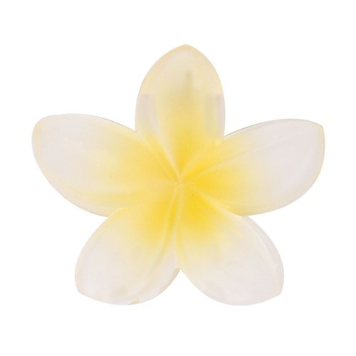 COLOR YELLOW FLOWER HAIR CLIP / BA-0027 - COLOR YELLOW