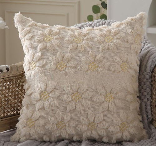 SOFA PILLOW COVER / HM-0259 - COLOR LIGHT BROWNSIZE 45X45CM PILLOW NOT INCLUDED