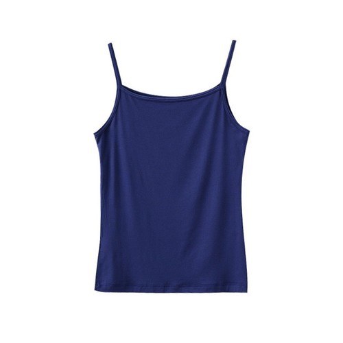 WOMEN'S SUMMER TOP CAMISOLE / WD-0560 - COLOR BLUE ONE SIZE