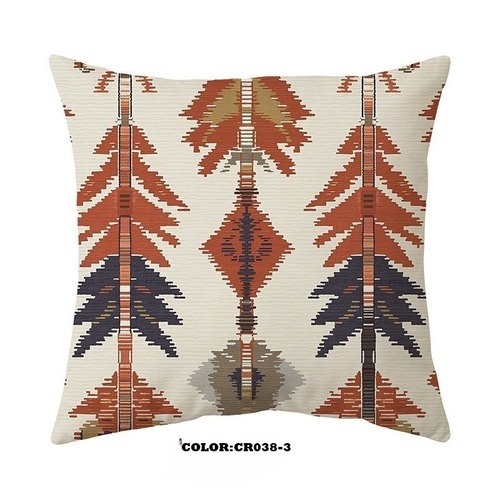 PILLOW COVER / HM-0206 - STYLE: 038-3 SIZE: 45x45CM SOFT PILLOW COVER PILLOW NOT INLUDED