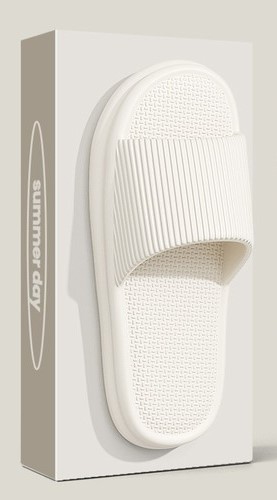 HOME AND BATHROOM SLIPPERS / WS-0184 - COLOR WHITEANTI-SLIP
NON-SMELLY FEET