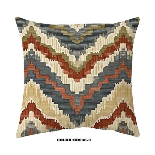 PILLOW COVER / HM-0227 - STYLE: 038-8 SIZE: 45x45CM SOFT PILLOW COVER PILLOW NOT INLUDED