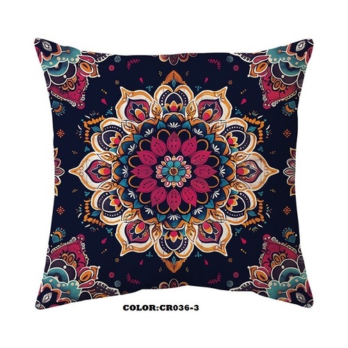 PILLOW COVER / HM-0286 - STYLE: 036-3 SIZE: 45*45CM SOFT PILLOW COVER PILLOW NOT INCLUDED