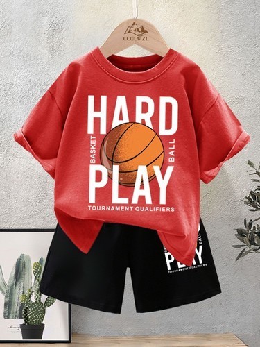 TWO PIECE SUMMER WEAR SHORT AND TSHIRT FOR BOYS / BY-0084 - COLOR RED
PURE COTTON