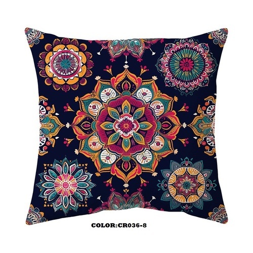 PILLOW COVER / HM-0291 - STYLE: 036-8 SIZE: 45*45CM SOFT PILLOW COVER PILLOW NOT INCLUDED