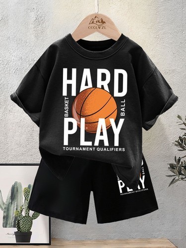 TWO PIECE SUMMER WEAR SHORT AND TSHIRT FOR BOYS / BY-0085 - COLOR BLACK
PURE COTTON
