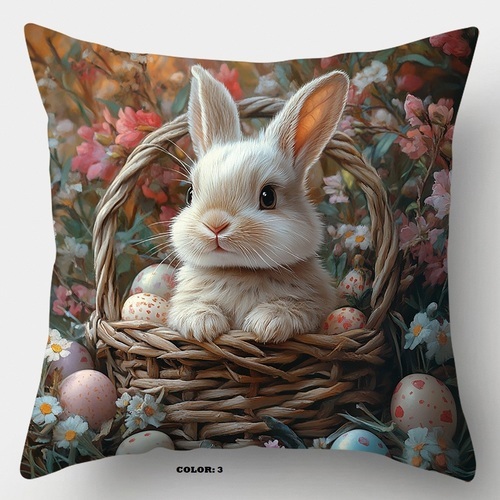 PILLOW COVER / HM-0293 - SIZE: 45*45CM SOFT PILLOW COVER PILLOW NOT INCLUDED