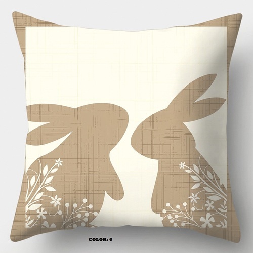 PILLOW COVER / HM-0296 - SIZE: 45*45CM SOFT PILLOW COVER PILLOW NOT INCLUDED