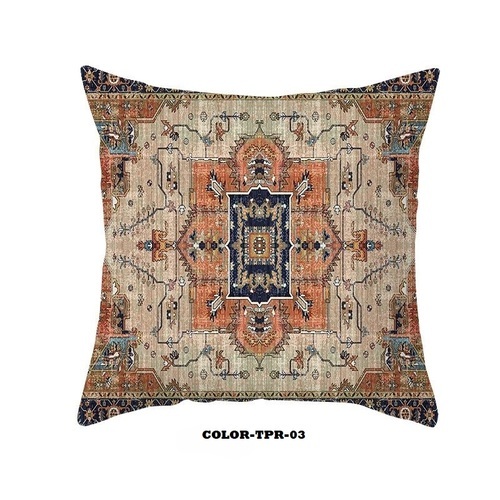 PILLOW COVER / HM-0300 - STYLE: TPR-03 SIZE: 45*45CM SOFT PILLOW COVER PILLOW NOT INCLUDED
