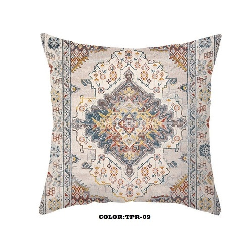 PILLOW COVER / HM-0305 - STYLE: TPR-09 SIZE: 45*45CM SOFT PILLOW COVER PILLOW NOT INCLUDED