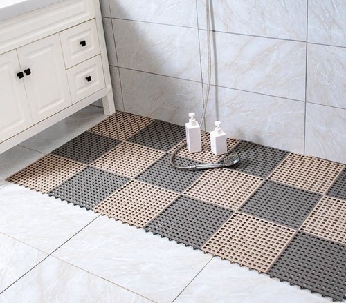 BATHROOM FLOOR MATS / BR-0071 - COLOR BROWNSIZE 30X30CM
NON SLIP BATHROOM MATS