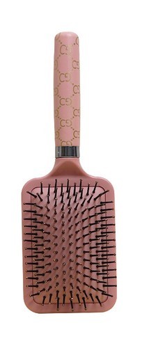 HAIR STRAIGHTENING COMB / MU-0065 - PER PIECE LEATHER HANDLE AIR-BAG COMB COLOR: 2117 MIXED COLOR