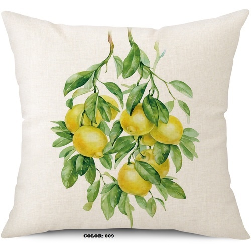 LEMON DESIGN PILLOW CASE/ HM-0335 - COLOR: 009 SIZE 45x45CM LEMON DESIGN PILLOW CASE PILLOW NOT INCLUDED