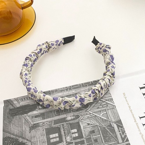 FLORAL HEADBAND / WA-0074 - COLOR PURPLE