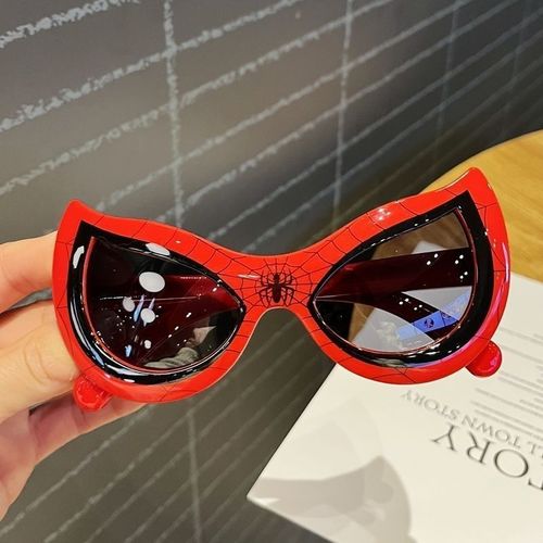 CARTOON SUNGLASSES FOR BOYS AND GIRLS / BA-0222 - FRAME COLOR: RED LENS COLOR: SINGLE GLASSES