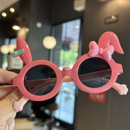 BUNNY SUNGLASSES / BA-0239 - FRAME COLOR: PINK- LONG EARED RABBIT