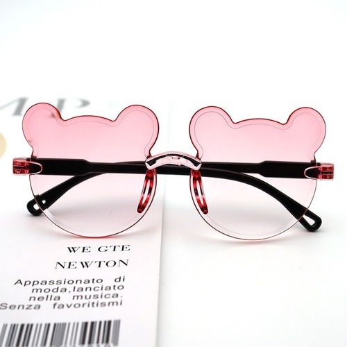 CARTOON SUNGLASSES / BA-0244 - LENS COLOR: DOUBLE PINK