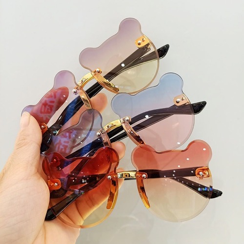 CARTOON SUNGLASSES / BA-0248 - LENS COLOR: BLUE ON TOP, PINK ON BOTTOM