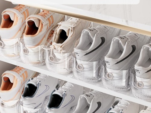 PARTITION SHOE BRACKET / HM-0345 - COLOR: TRANSPARENT QUANTITY: 12 PIECES
