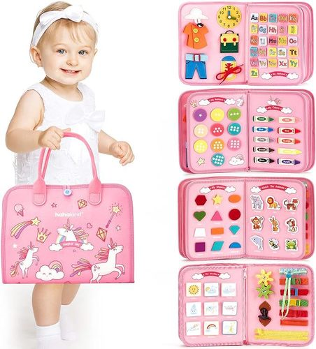 LEARNING DRESSING BOARD / SC-0033 - COLOR: RED 22*28CM