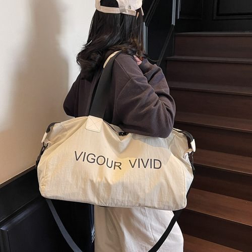 TRAVEL BAG / BG-0134 - COLOR: OFF-WHITE