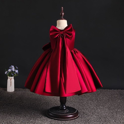 PRINCESS GOWN / GL-0252/c09 - COLOR RED